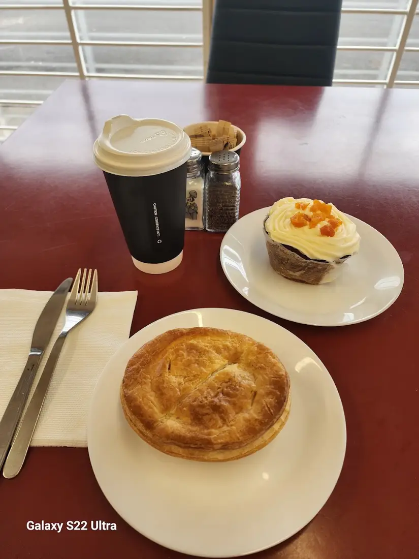 Pie and a flat white